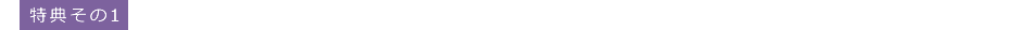 特典その1